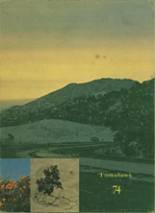 Tehachapi High School 1974 yearbook cover photo