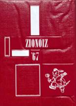Mt. Zion High School 1967 yearbook cover photo