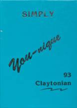 Clay City Community High School 1993 yearbook cover photo