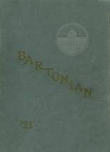 Barton Academy 1921 yearbook cover photo