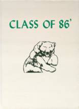 Goldburg High School 1986 yearbook cover photo