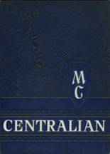 Miami Central High School 1954 yearbook cover photo