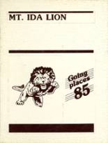 1985 Mt. Ida High School Yearbook from Mt. ida, Arkansas cover image