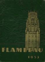 1953 Lincoln High School Yearbook from Manitowoc, Wisconsin cover image
