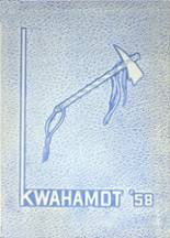 Tomahawk High School 1958 yearbook cover photo