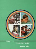 Hope High School 1981 yearbook cover photo