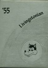 Livingston High School 1955 yearbook cover photo