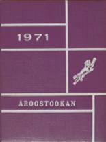 Central Aroostook High School 1971 yearbook cover photo