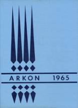 Arkport Central School 1965 yearbook cover photo