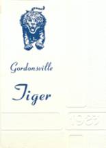 Gordonsville High School 1983 yearbook cover photo