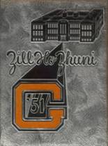 Gallup High School 1951 yearbook cover photo