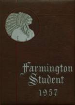 Farmington High School 1957 yearbook cover photo