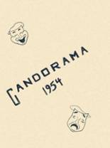 Candor Central High School 1954 yearbook cover photo