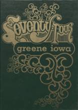 1974 Greene Community High School Yearbook from Greene, Iowa cover image