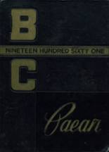 Battle Creek Central High School 1961 yearbook cover photo