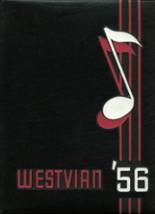 West View High School 1956 yearbook cover photo