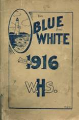 Westbrook High School 1916 yearbook cover photo