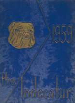 Decatur High School 1959 yearbook cover photo