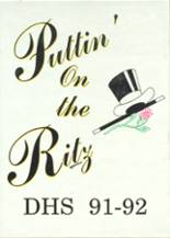 Deuel High School 1992 yearbook cover photo