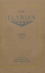 Elyria High School 1921 yearbook cover photo