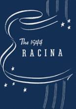 Racine High School 1944 yearbook cover photo