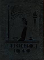 Manual High School 1940 yearbook cover photo