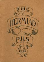 Plainfield High School 1928 yearbook cover photo
