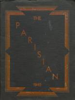 Paris High School 1940 yearbook cover photo