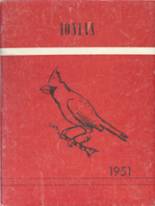 Ione High School 1951 yearbook cover photo