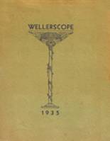 Weller High School 1935 yearbook cover photo