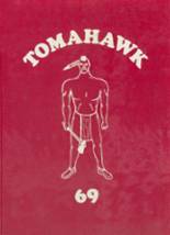 Saranac High School 1969 yearbook cover photo
