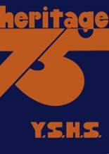 Yellow Springs High School 1975 yearbook cover photo