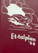 1958 Platte High School Yearbook from Platte, South Dakota cover image