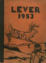 Skowhegan High School 1953 yearbook cover photo