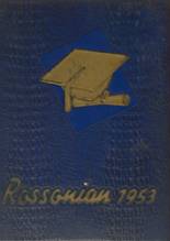 Ross Township High School 1953 yearbook cover photo