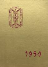 Brooten High School 1954 yearbook cover photo