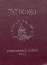 Roundup High School 1944 yearbook cover photo