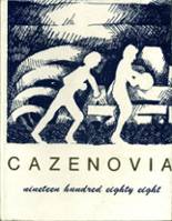 Cazenovia High School 1988 yearbook cover photo