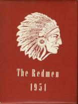 Woonsocket High School 1951 yearbook cover photo