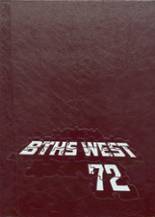 Belleville Township High School 1972 yearbook cover photo