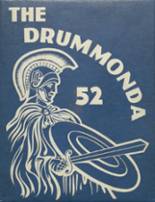 Drummond High School 1952 yearbook cover photo