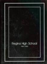 Regina High School 1982 yearbook cover photo