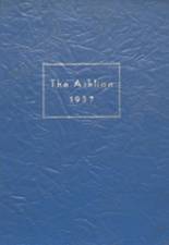Ashley High School 1937 yearbook cover photo