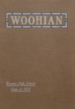 Wooster High School 1914 yearbook cover photo