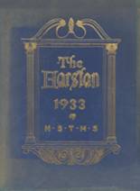 1933 Harter Stanford Township High School Yearbook from Flora, Illinois cover image