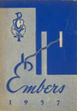 Cotter High School 1957 yearbook cover photo