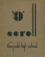 Fairfield High School 1938 yearbook cover photo