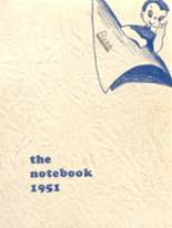 Oshkosh High School 1951 yearbook cover photo