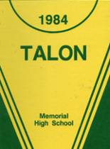 Memorial High School 1984 yearbook cover photo