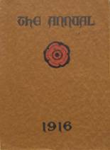 Steele High School 1916 yearbook cover photo